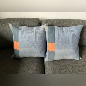 West Elm - Set of 2 Toss pillows, 20”x20”